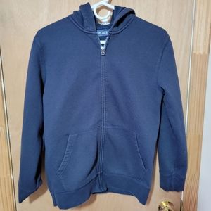 Children's Place Boys Uniform Zip Up Hoodie
